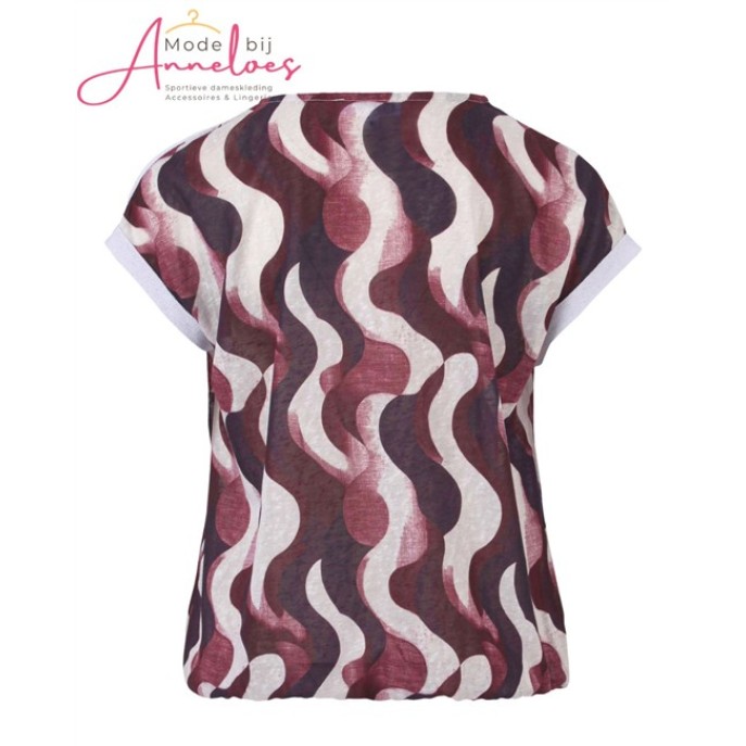 Enjoy Blouson golfjes print lurex - Port 156890 Enjoy Blouson golfjes print lurex - Port 156890